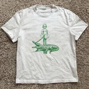 White Girl And Crocodile Tee